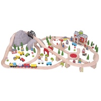 Bigjigs - Mountain Railway Train Set 112pcs