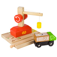 Bigjigs - Working Crane and Lorry