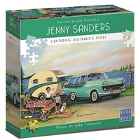 Blue Opal - Jenny Sanders Picnic at Lake Tabourie Puzzle 1000pc