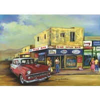 Blue Opal - Jenny Sanders Pete's Milk Bar Puzzle 1000pc