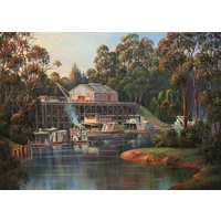 Blue Opal - John Bradley Echuca Riverboats Puzzle 1000pc