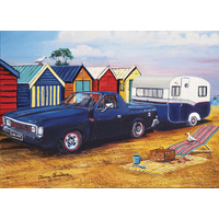 Blue Opal - Jenny Sanders Valiant Vacation Puzzle 1000pc
