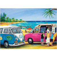 Blue Opal - Jenny Sanders Blue Kombi and Mr Whippy Puzzle 1000pc