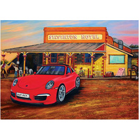 Blue Opal - Jenny Sanders A Porsche in the Outback Puzzle 1000pc