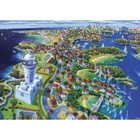 Blue Opal - Macquarie Lighthouse Puzzle 1000pc