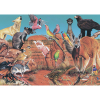 Blue Opal - Garry Fleming The Outback Puzzle 1000pc