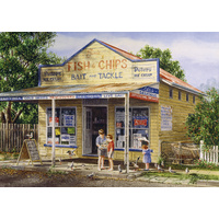 Blue Opal - Gordon Hanley Fish & Chips Puzzle 1000pc