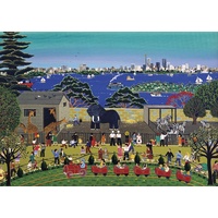 Blue Opal - Trains at the Zoo Puzzle 1000pc
