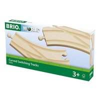 BRIO - Curved Switching Tracks (2 pieces)