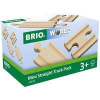BRIO - Mini Straight Track Pack 4pc