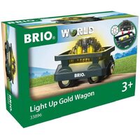 BRIO - Light Up Gold Wagon