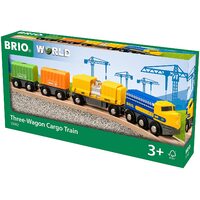 BRIO - Three-Wagon Cargo Train