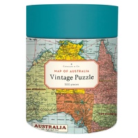Cavallini - Australia Map Puzzle 500pc