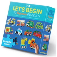 Crocodile Creek - Vehicles Let's Begin Puzzle 2pc