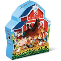 Crocodile Creek - Day at the Museum - Farm Puzzle 48pc