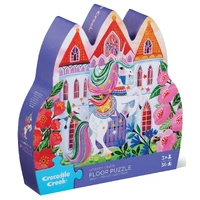 Crocodile Creek - Unicorn Castle Floor Puzzle 36pc