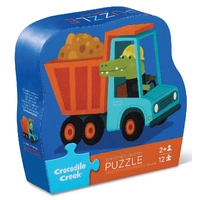 Crocodile Creek - Construction Croc Mini Puzzle 12pc