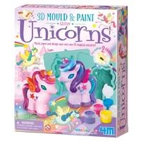 4M - 3D Mould & Paint - Glitter Unicorns