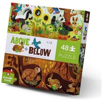 Crocodile Creek - Above & Below - Backyard Discovery Puzzle 48pc