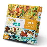 Crocodile Creek - Opposites - Hot & Cold Puzzle 48pc
