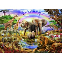 Educa - Watering Hole Under the Rainbow Puzzle 3000pc