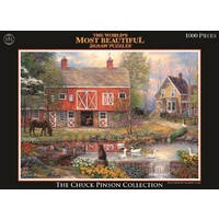 Crown & Andrews - Chuck Pinson, Reflection on Country Living Puzzle 1000pc