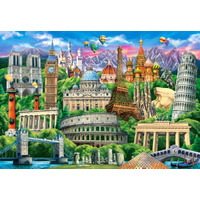 Castorland - Famous Landmarks Puzzle 1000pc