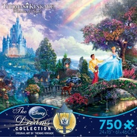 Ceaco - Thomas Kinkade Disney Dreams Collection: Cinderella Wishes Upon a Dream Puzzle 750pc