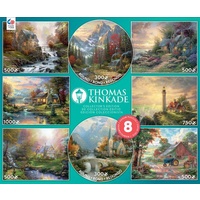 Ceaco - Thomas Kinkade 8-in-1 Puzzles