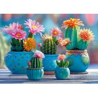 Cherry Pazzi - Bloomy Cactus Fireworks Puzzle 1000pc