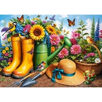 Cherry Pazzi - Golden Boots, Blooming Roots Puzzle 1000pc