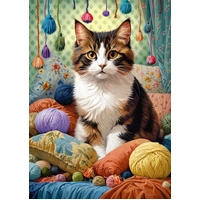 Cherry Pazzi - Knitty Cat Puzzle 1000pc