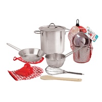 Kaper Kidz - Stainless Steel Cooking Playset