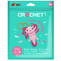 Avenir - Crochet Keychain - Axolotl