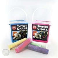 Micador - Jumbo Coloured Chalk (12 pack)