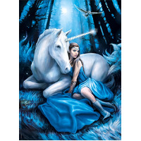 Clementoni - Anne Stokes - Blue Moon Puzzle 1000pc