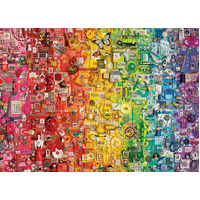 Cobble Hill - Colourful Rainbow Puzzle 1000pc