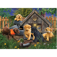 Cobble Hill - In The Doghouse Puzzle 1000pc