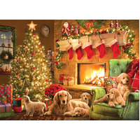 Cobble Hill - Cozy Fireplace Puzzle 1000pc