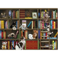 Cobble Hill - Kitty Librarians Puzzle 1000pc