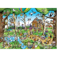 Cobble Hill - Doodletown Birdwatcher's Paradise Puzzle 1000pc