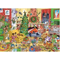 Cobble Hill - Doodletown Catching Santa Puzzle 1000pc