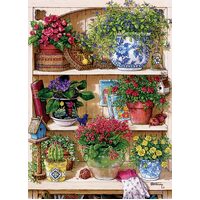 Cobble Hill - Flower Cupboard Puzzle 500pc
