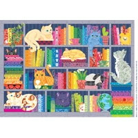 Cobble Hill - Rainbow Cats Puzzle 500pc
