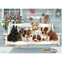 Cobble Hill - Porch Pals Family Puzzle 350pcs