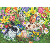 Cobble Hill - Easter Bunnies Family Puzzle 350pc