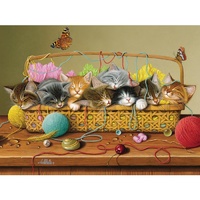 Cobble Hill - Basket Case Family Puzzle 350pc