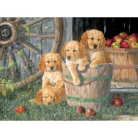 Cobble Hill - Puppy Pail Family Puzzle 400pc