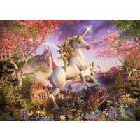 Cobble Hill - Realm of the Unicorn Family Puzzle 350pc