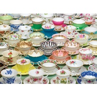 Cobble Hill - Tea Cups Puzzle 1000pc